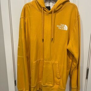 The North Face Men's Mustard Hoodie Medium
